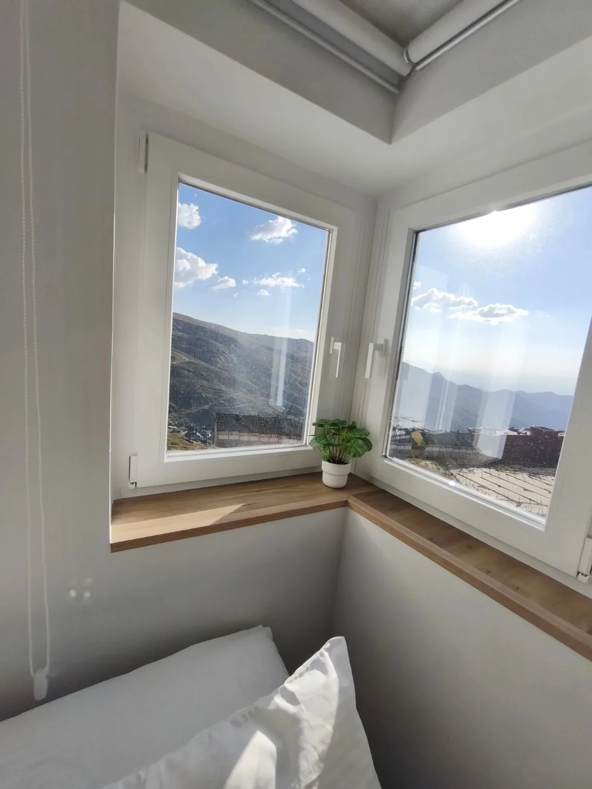 Vistas desde la zona de descanso